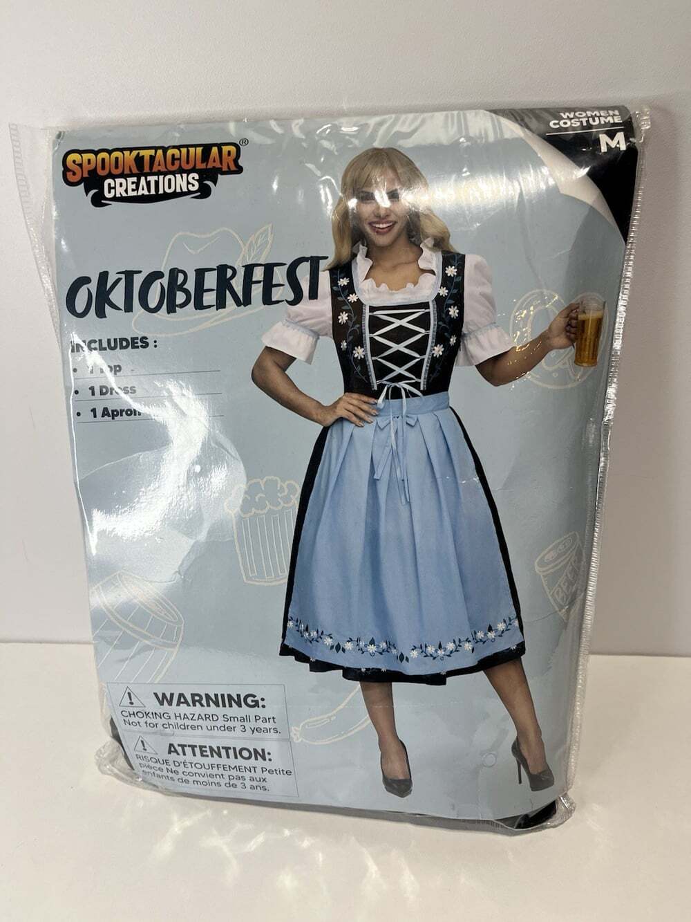 Dirndl Dress Oktoberfest Bavarian Costume German Beer Lady Women's Size Medium